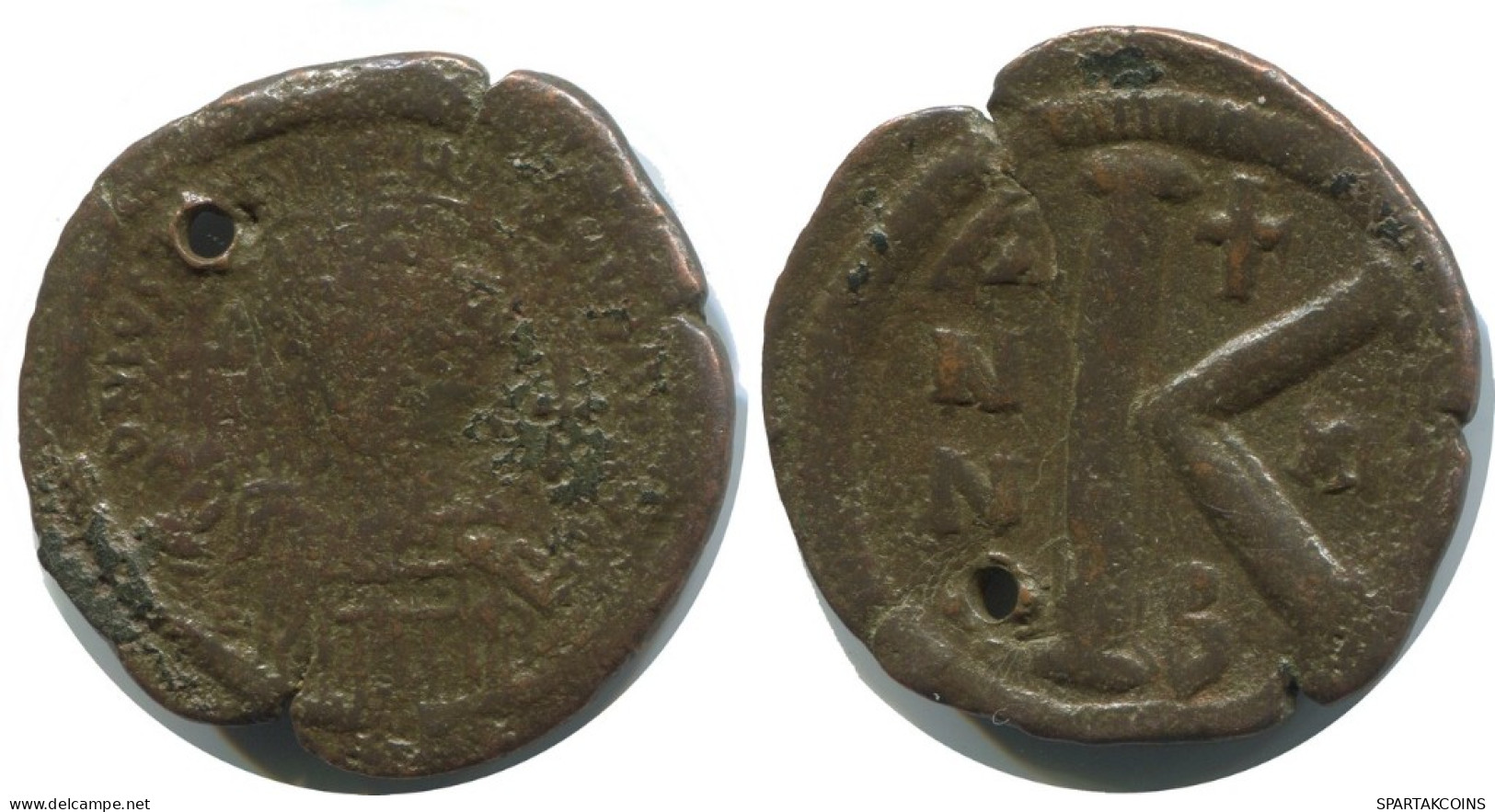 LAVIUS PETRUS SABBATIUS NICOMEDIA FOLLIS BYZANTIN Pièce 8.8g/33mm #AB279.9.F.A - Byzantine