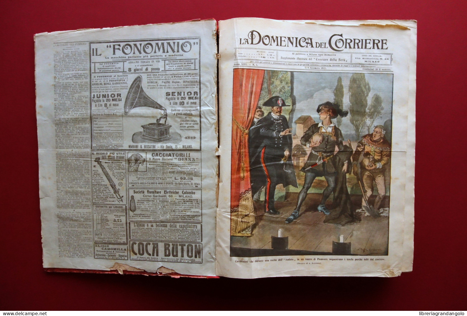 La Domenica Del Corriere Anno 13 53 Numeri 1911 Anno Completo Guerra Di Libia - Non Classés