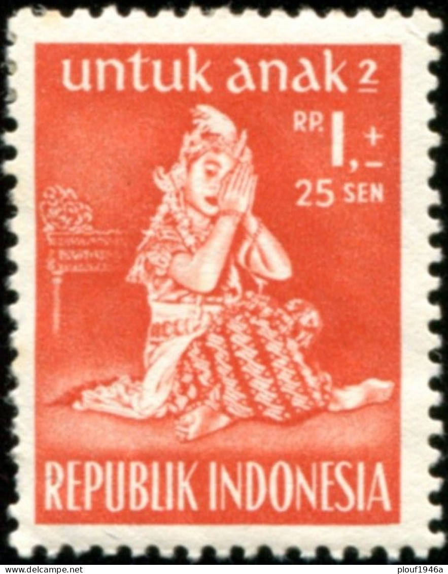 Pays : 235 (Indonésie : République)  Yvert Et Tellier N° :    87 (*) - Indonesia