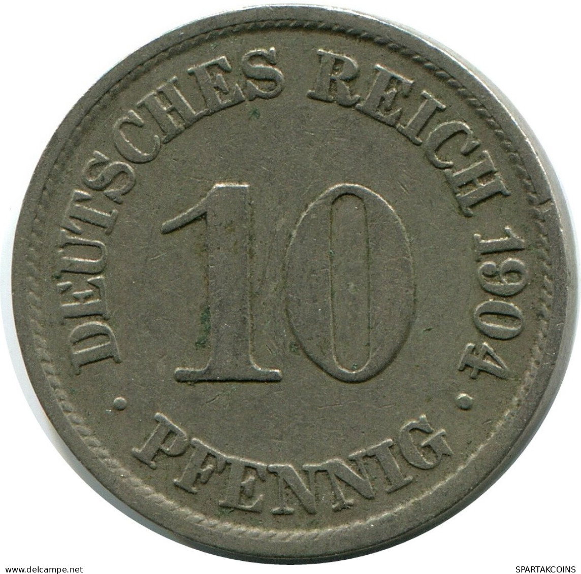 10 PFENNIG 1904 A ALLEMAGNE Pièce GERMANY #DB264.F.A - 10 Pfennig