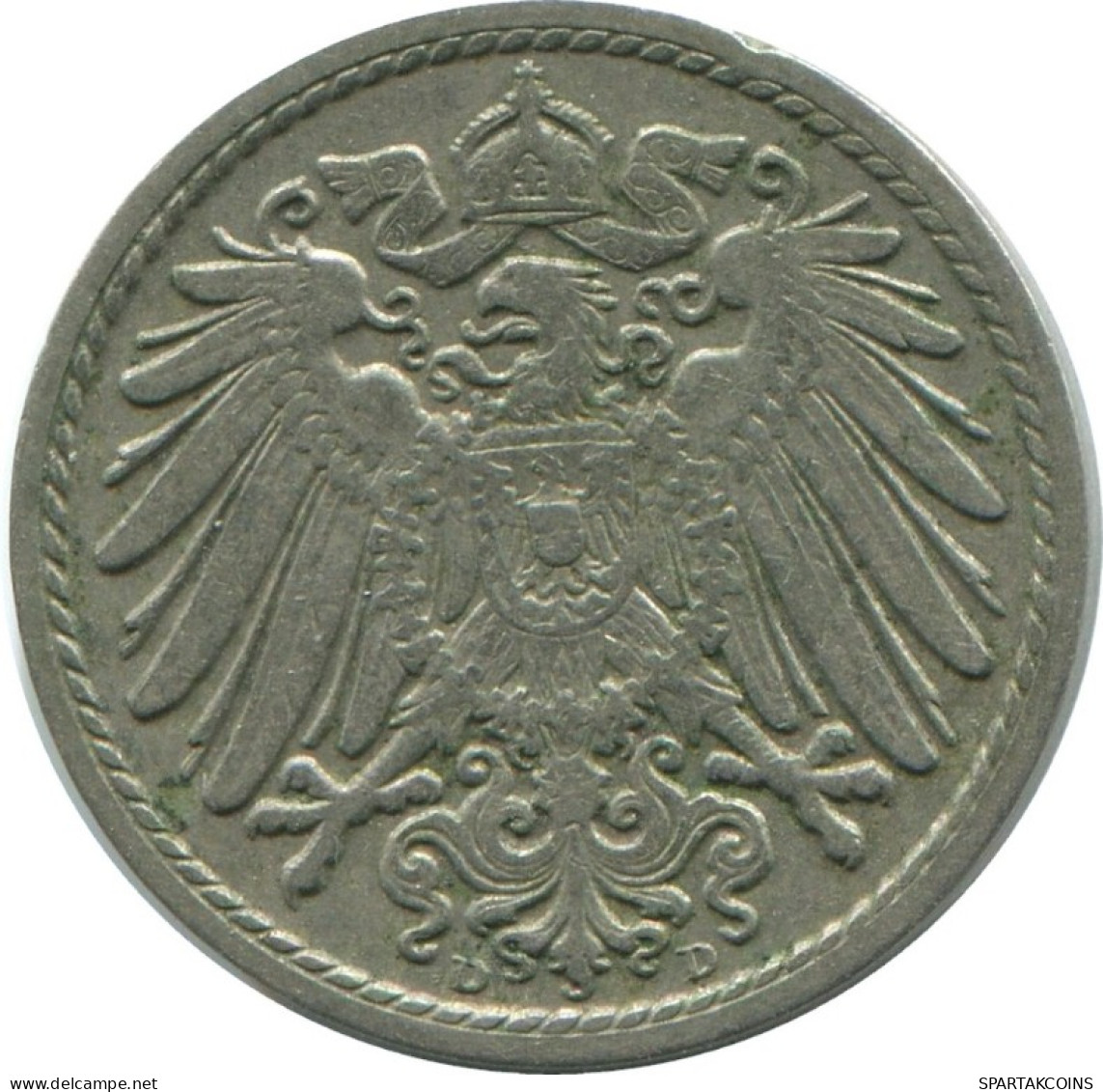 5 PFENNIG 1906 D ALLEMAGNE Pièce GERMANY #AE657.F.A - 5 Pfennig