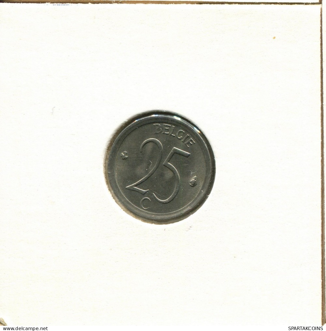 25 CENTIMES 1964 DUTCH Text BELGIUM Coin #BB151.U.A - 25 Cents