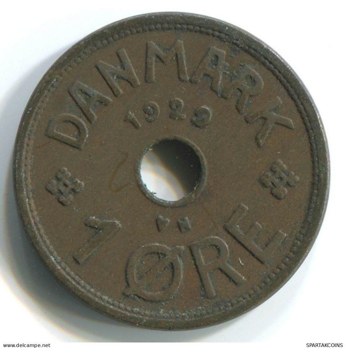 1 ORE 1923 DANEMARK DENMARK Pièce #WW1017.F.A - Danemark