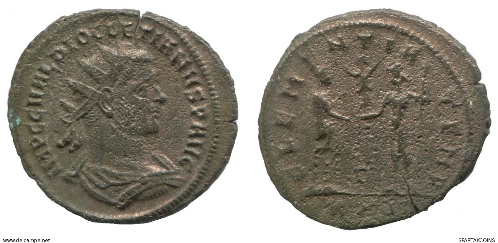 DIOCLETIAN ANTONINIANUS Siscia Γ/xxi AD253 3.2g/23mm #NNN1650.18.D.A - La Tétrarchie (284 à 307)
