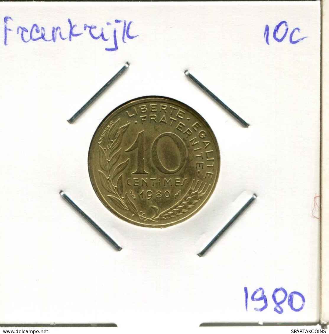 10 CENTIMES 1980 FRANCE Pièce Française #AM821.F.A - 10 Centimes
