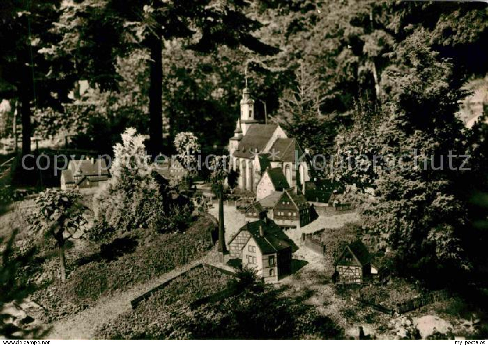 72633095 Oederan Klein Erzgebirge Oederaner Kirche Miniaturpark Stadtwald Oedera - Oederan