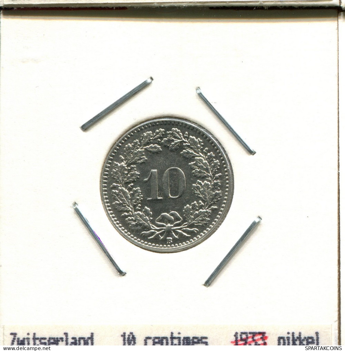10 RAPPEN 1933 SWITZERLAND Coin #AS489.U.A - Other & Unclassified