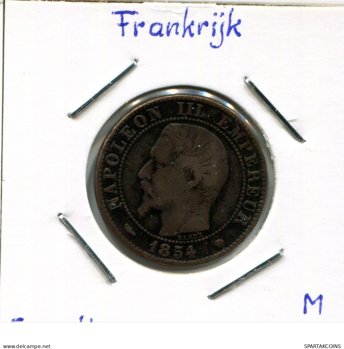 2 CENTIMES 1855 A FRANKREICH FRANCE Napoleon III Imperator #AK989.D.A - 2 Centimes