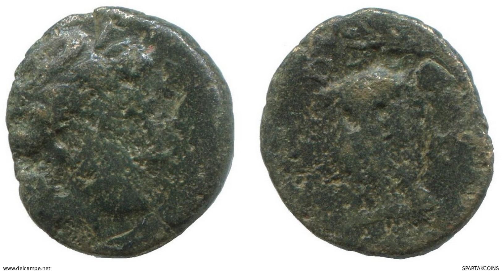 TRIPOD Auténtico Original GRIEGO ANTIGUO Moneda 1.3g/13mm #NNN1181.9.E.A - Griechische Münzen