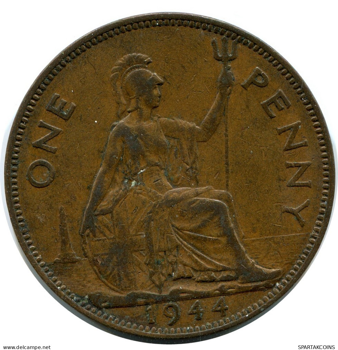 PENNY 1944 UK GROßBRITANNIEN GREAT BRITAIN Münze #AZ828.D.A - D. 1 Penny