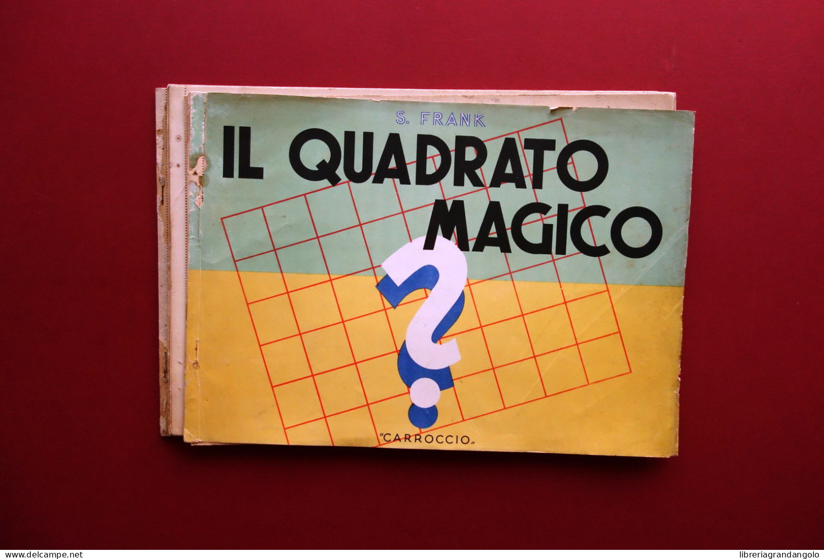 S. Frank Il Quadrato Magico Carroccio Giochi Da Ritagliare Anni '20 '30 - Non Classés