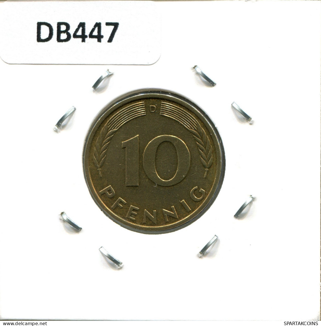 10 PFENNIG 1984 D BRD ALEMANIA Moneda GERMANY #DB447.E.A - 10 Pfennig
