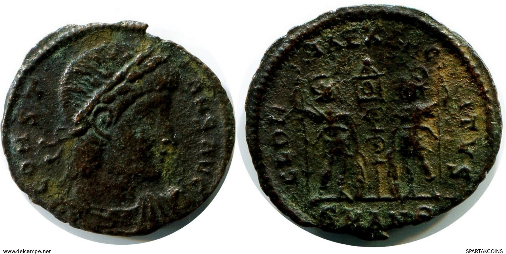 CONSTANS MINTED IN ANTIOCH FOUND IN IHNASYAH HOARD EGYPT #ANC11865.14.D.A - The Christian Empire (307 AD To 363 AD)