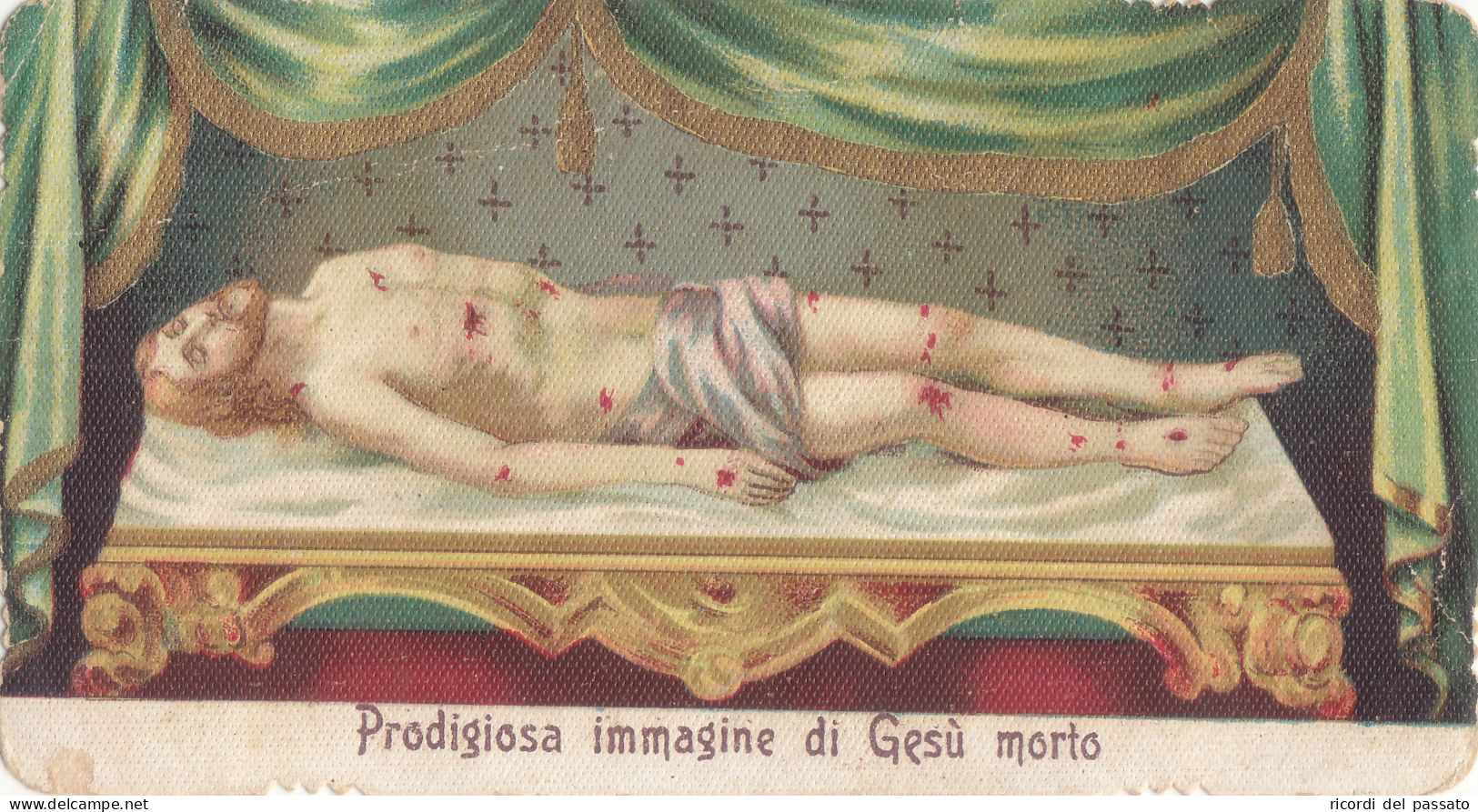 Santino Fustellato Prodigiosa Immagine Di Gesu' Morto - Images Religieuses