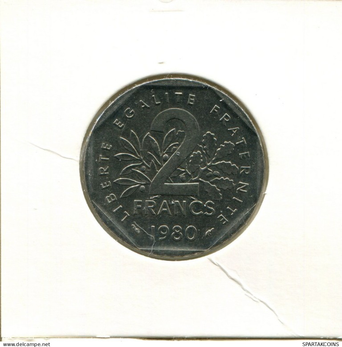 2 FRANCS 1980 FRANCIA FRANCE Moneda Semeuse Moneda #AK640.E.A - 2 Francs
