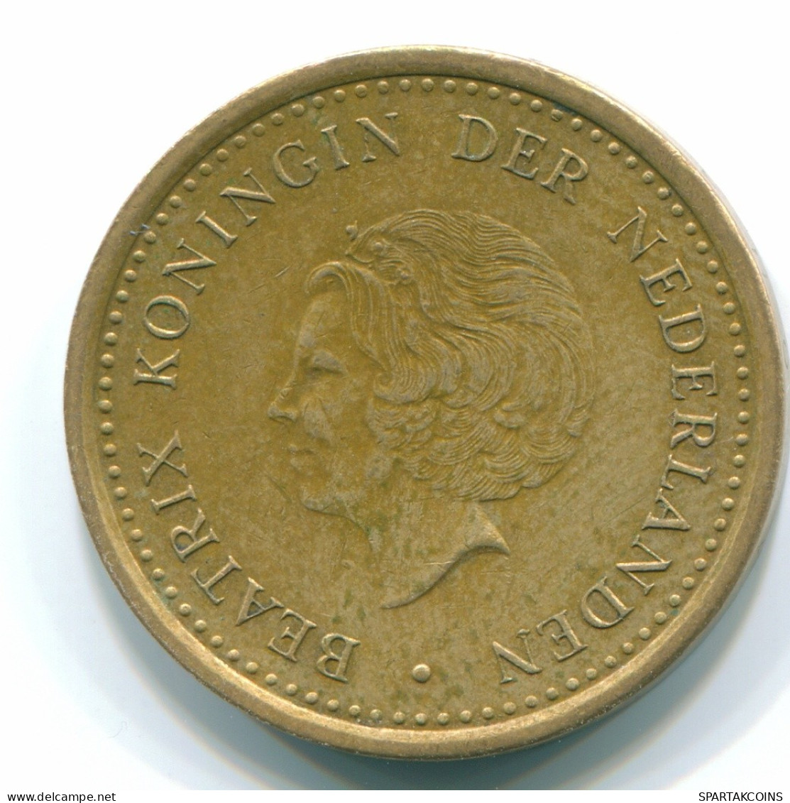 1 GULDEN 1993 ANTILLAS NEERLANDESAS Aureate Steel Colonial Moneda #S12170.E.A - Netherlands Antilles