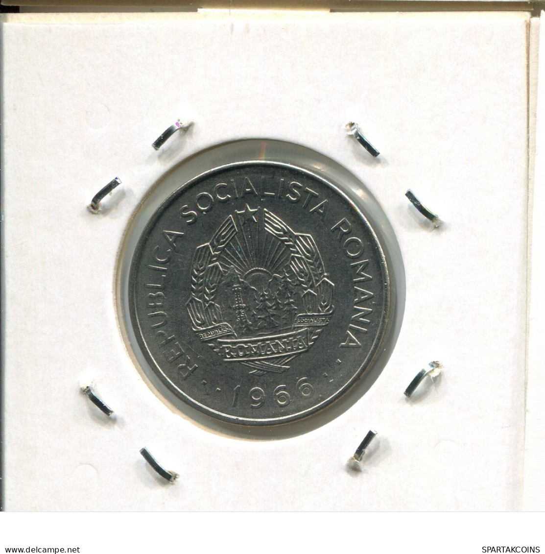 1 LEU 1966 ROMANIA Coin #AR377.U.A - Romania