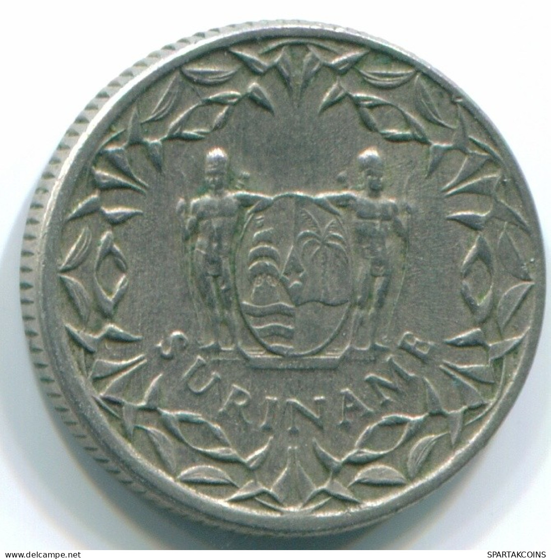 10 CENTS 1966 SURINAME NÉERLANDAIS NETHERLANDS Nickel Colonial Pièce #S13252.F.A - Surinam 1975 - ...