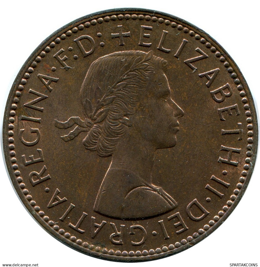 HALF PENNY 1965 UK GROßBRITANNIEN GREAT BRITAIN Münze #AZ725.D.A - C. 1/2 Penny