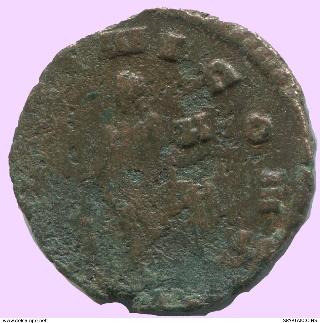 LATE ROMAN IMPERIO Follis Antiguo Auténtico Roman Moneda 2.3g/17mm #ANT2064.7.E.A - Der Spätrömanischen Reich (363 / 476)