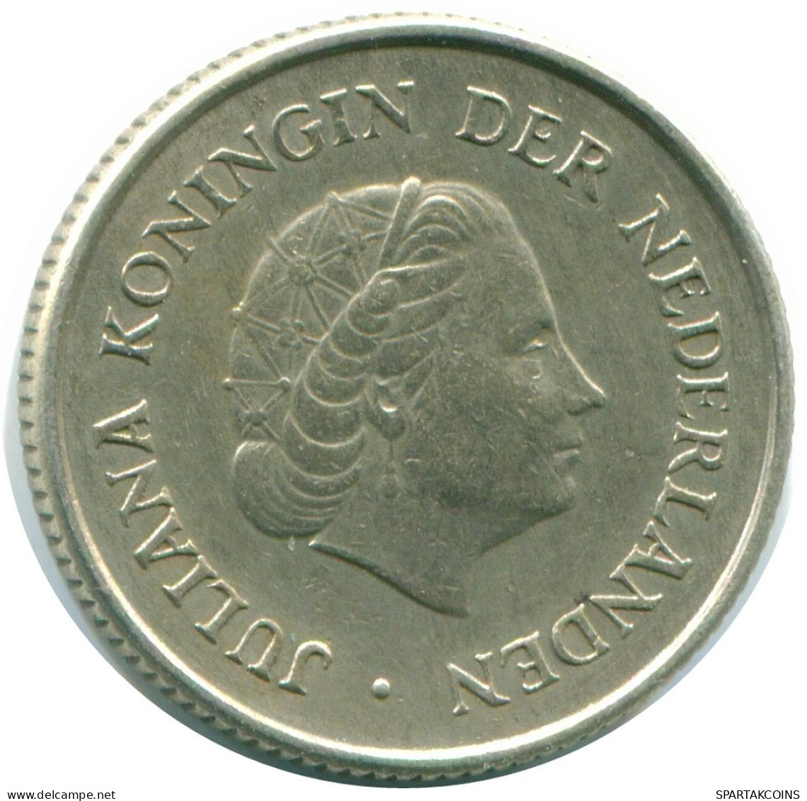 1/4 GULDEN 1967 ANTILLAS NEERLANDESAS PLATA Colonial Moneda #NL11481.4.E.A - Antilles Néerlandaises