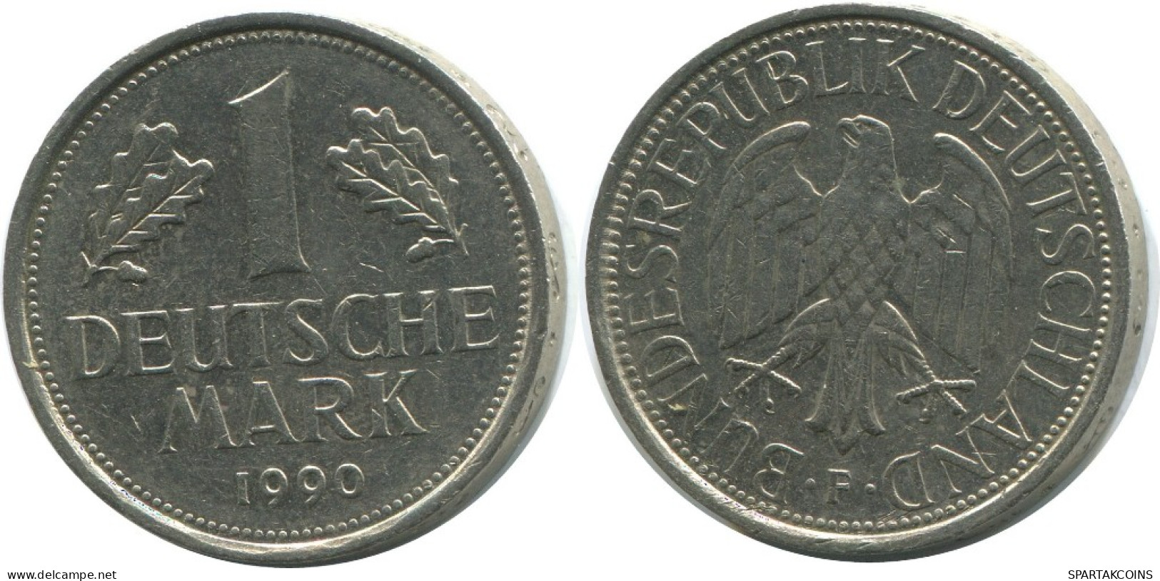 1 DM 1990 F BRD ALEMANIA Moneda GERMANY #AG309.3.E.A - 1 Mark