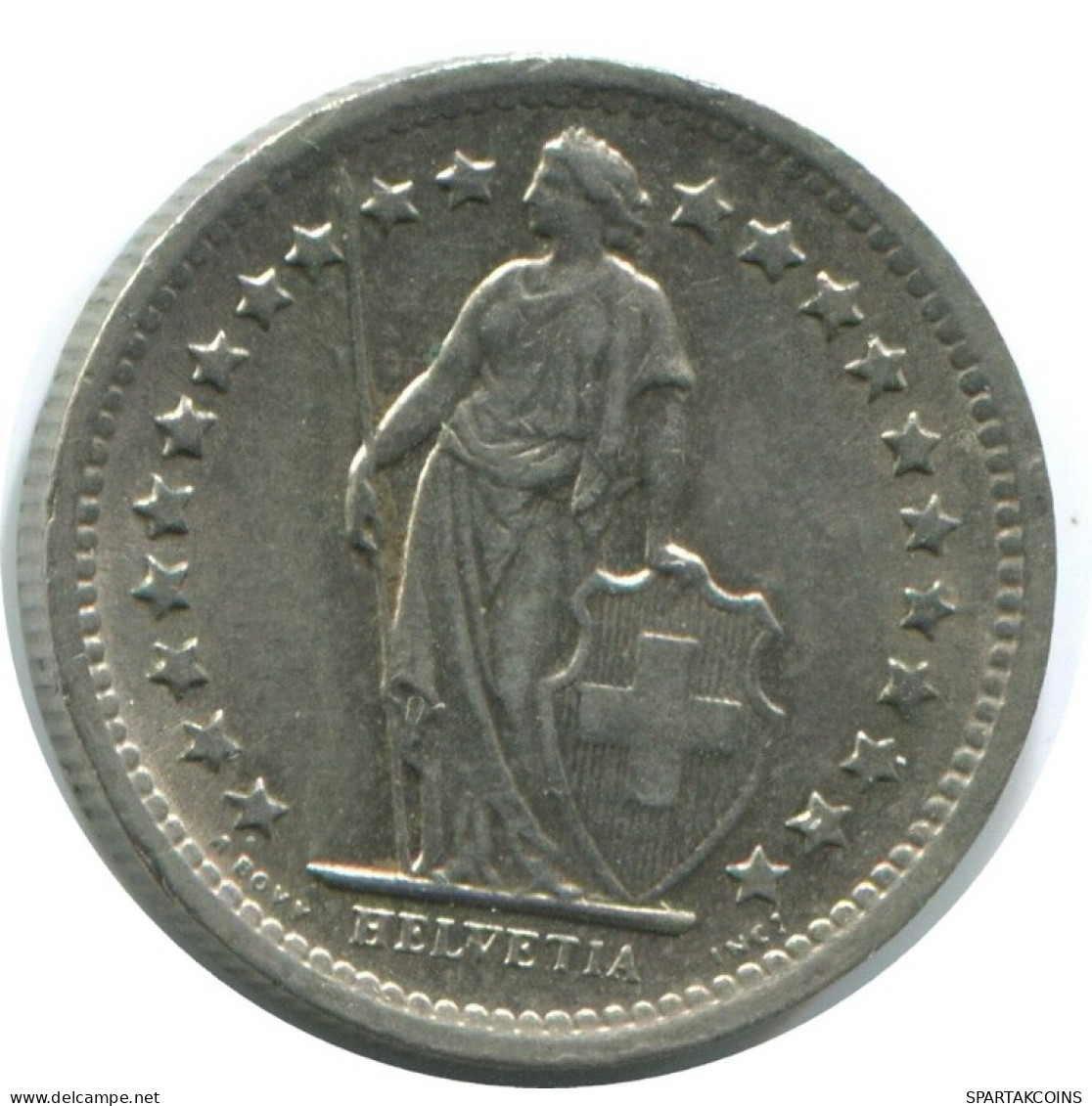 1/2 FRANC 1969 B SWITZERLAND Coin HELVETIA #AD983.2.U.A - Andere & Zonder Classificatie