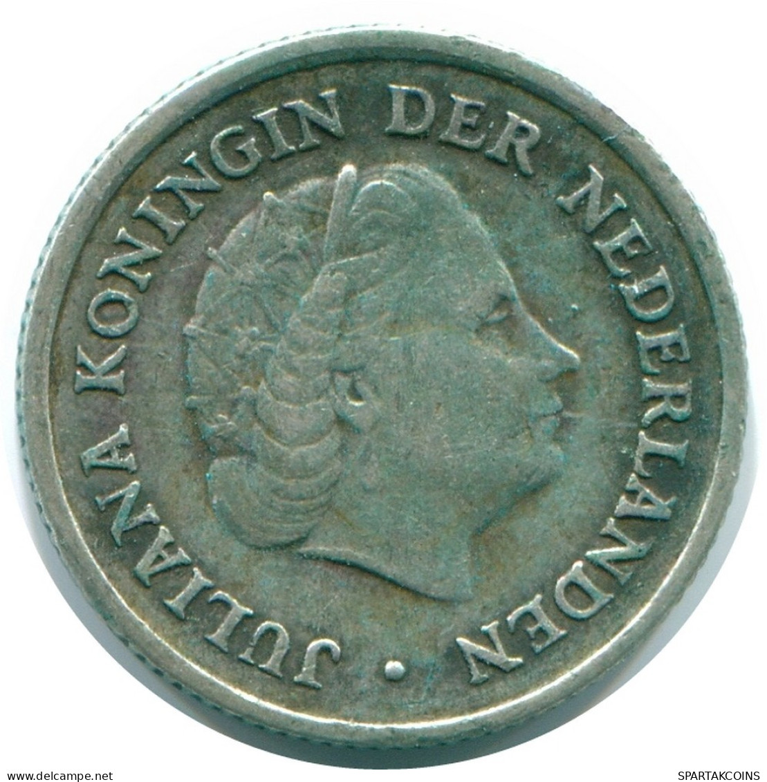 1/10 GULDEN 1957 ANTILLAS NEERLANDESAS PLATA Colonial Moneda #NL12177.3.E.A - Niederländische Antillen