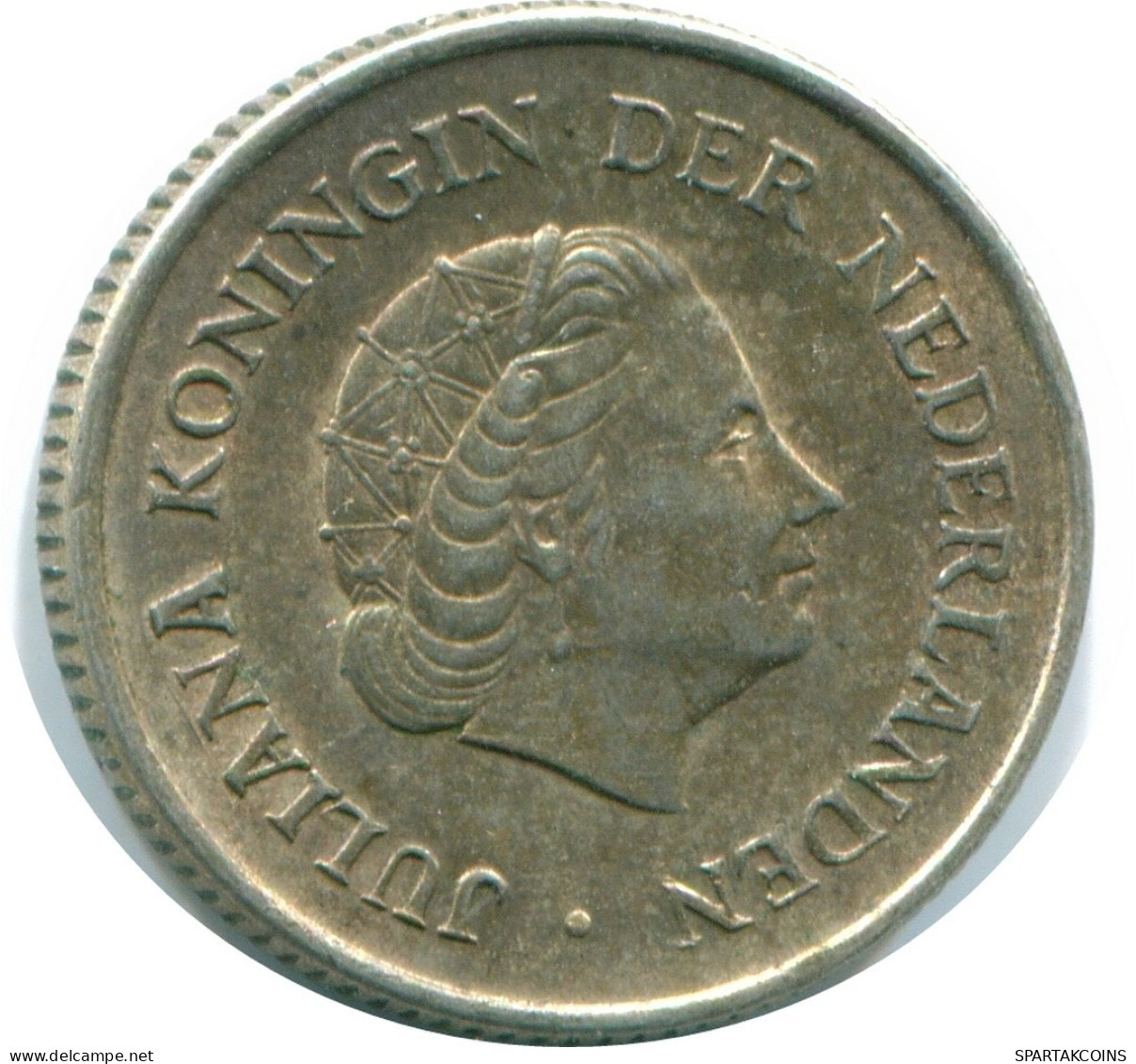 1/4 GULDEN 1965 ANTILLAS NEERLANDESAS PLATA Colonial Moneda #NL11340.4.E.A - Netherlands Antilles