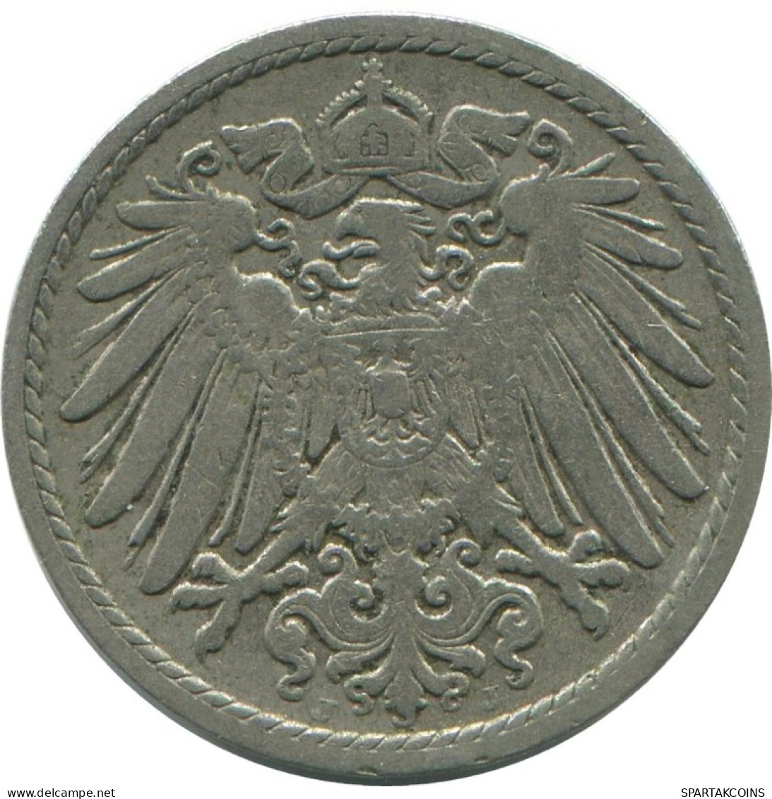 5 PFENNIG 1899 J ALLEMAGNE Pièce GERMANY #AE674.F.A - 5 Pfennig