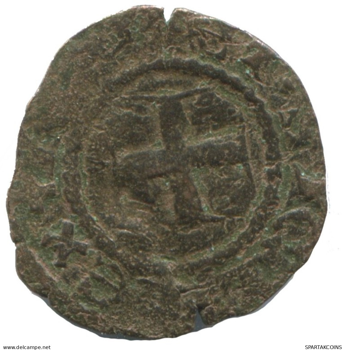 Authentic Original MEDIEVAL EUROPEAN Coin 1.3g/15mm #AC275.8.E.A - Other - Europe
