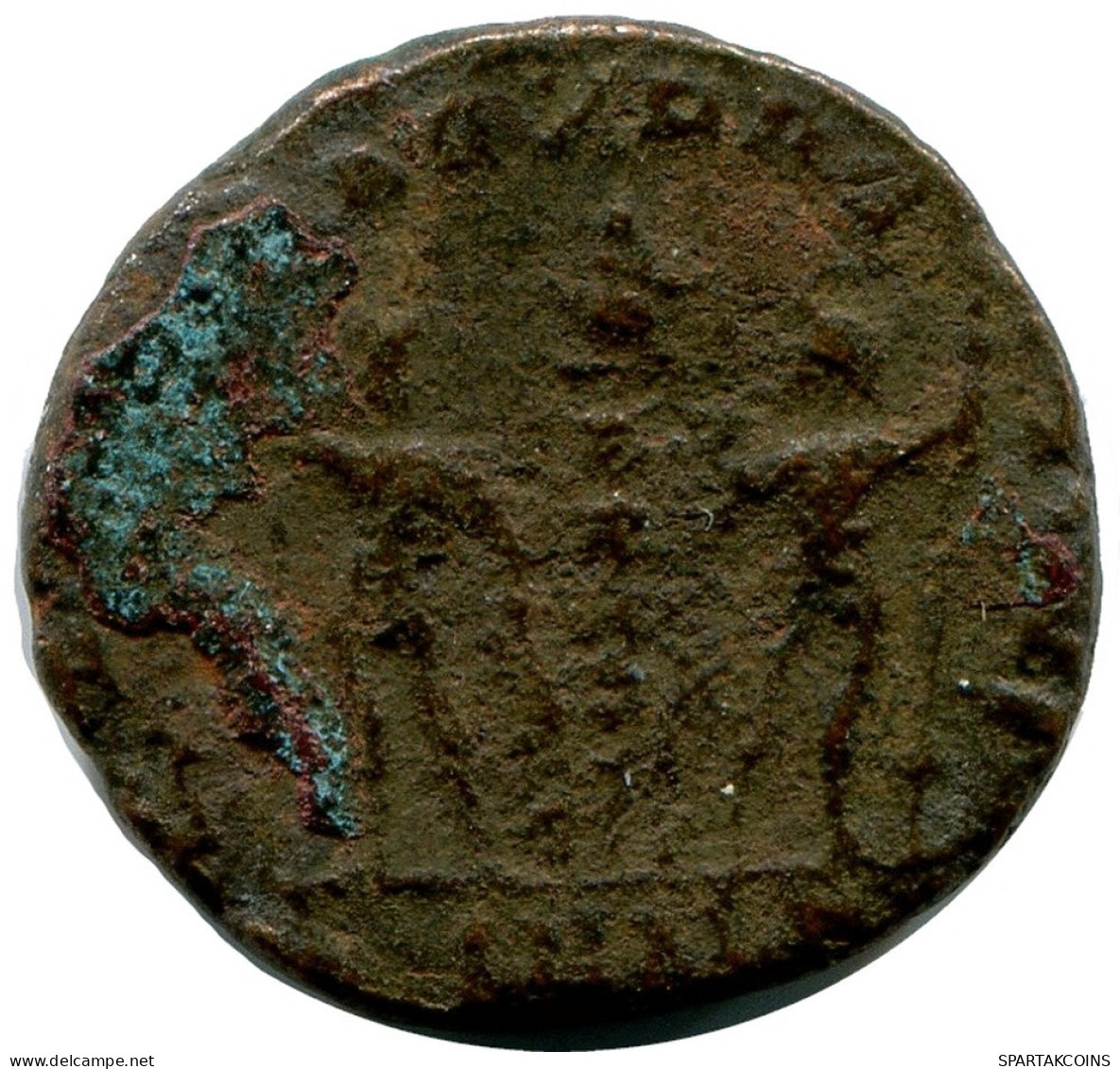 ROMAN Moneda MINTED IN ALEKSANDRIA FOUND IN IHNASYAH HOARD EGYPT #ANC10178.14.E.A - The Christian Empire (307 AD To 363 AD)