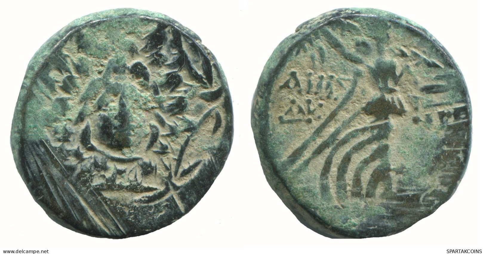 AMISOS PONTOS 100 BC Aegis With Facing Gorgon 8g/21mm GRIECHISCHE Münze #NNN1591.30.D.A - Griechische Münzen