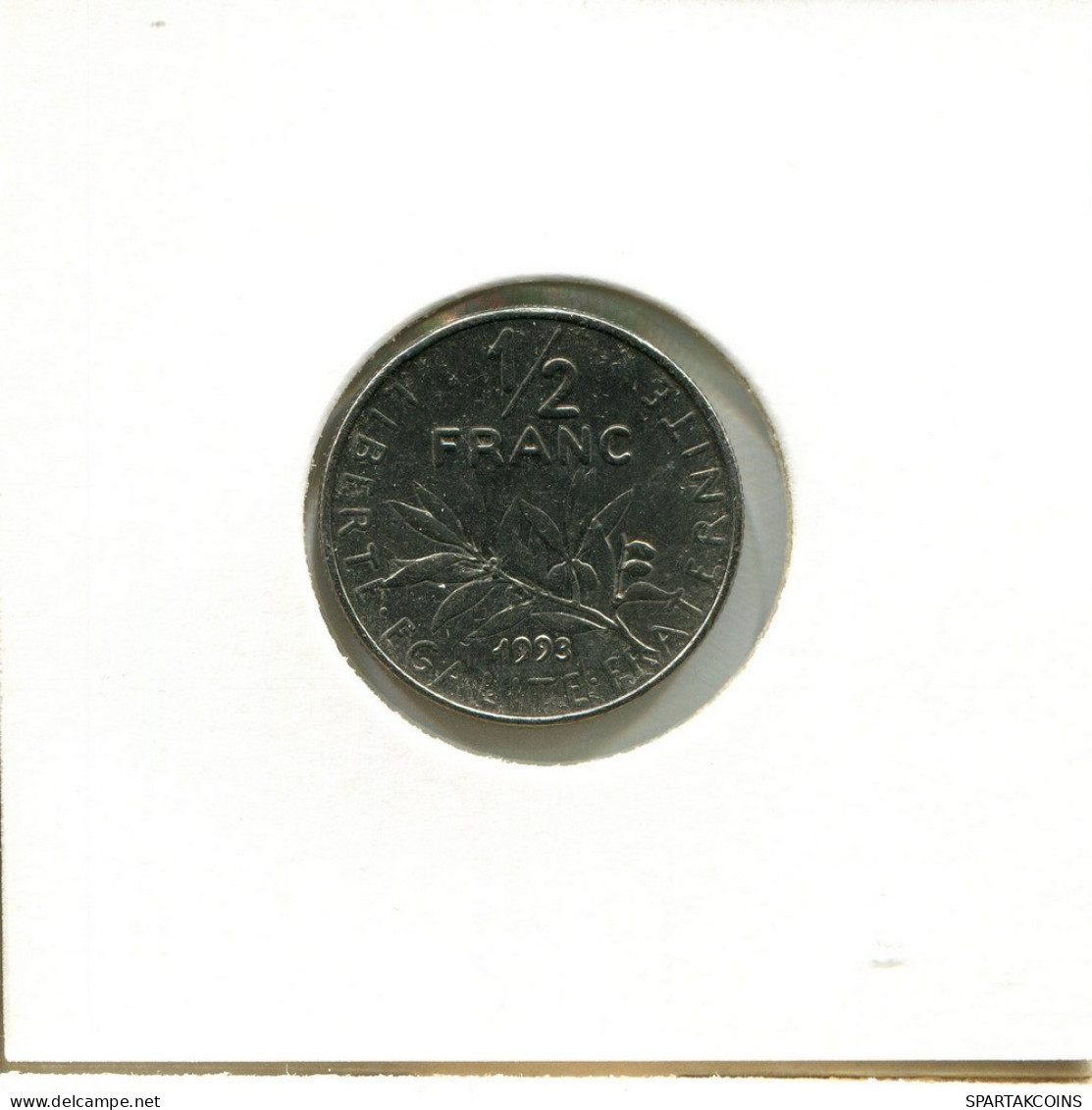 1/2 FRANC 1993 FRANCIA FRANCE Moneda #BB538.E.A - 1/2 Franc