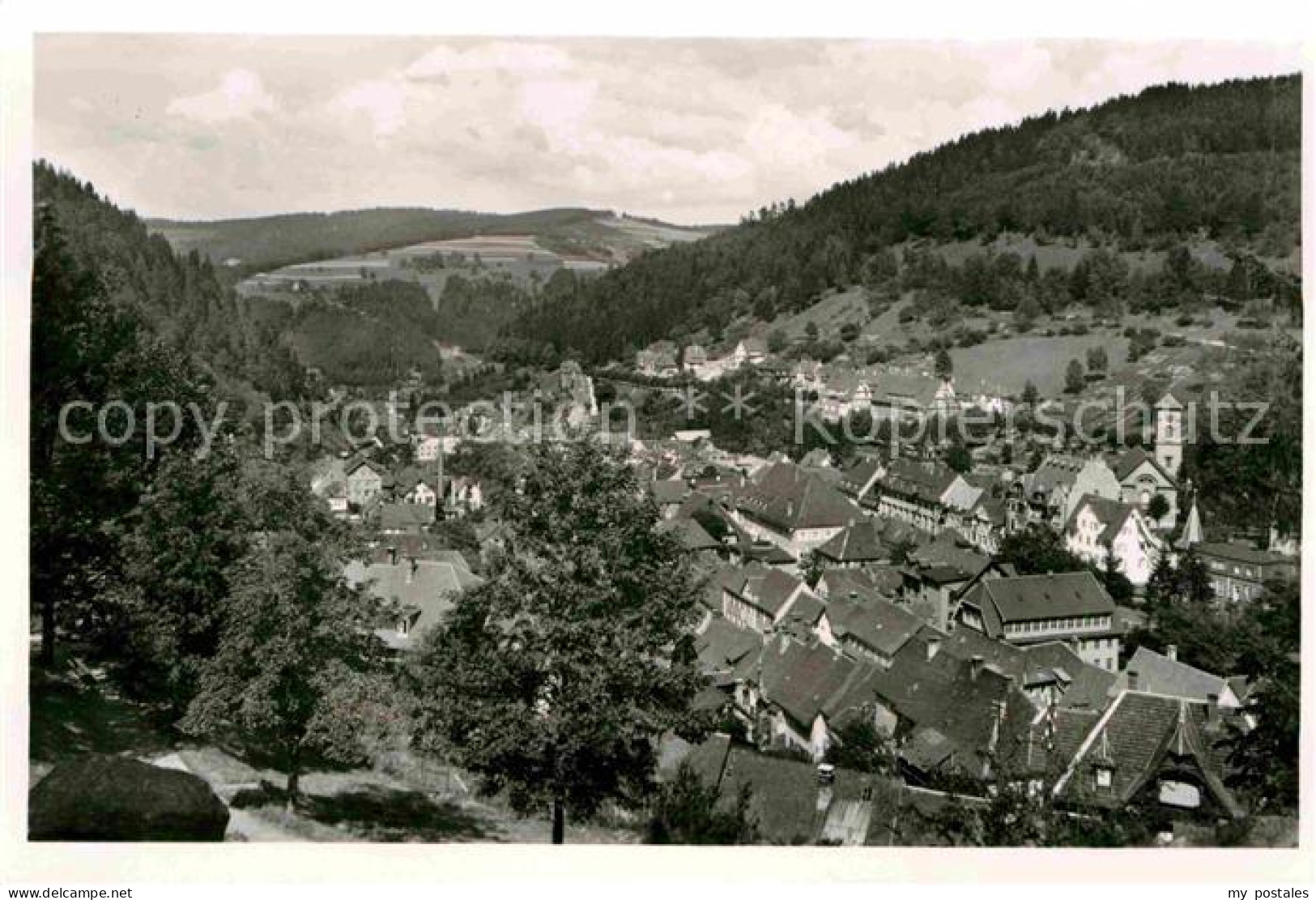 72632999 Triberg Schwarzwald Blick Vom Panoramweg Triberg Im Schwarzwald - Triberg