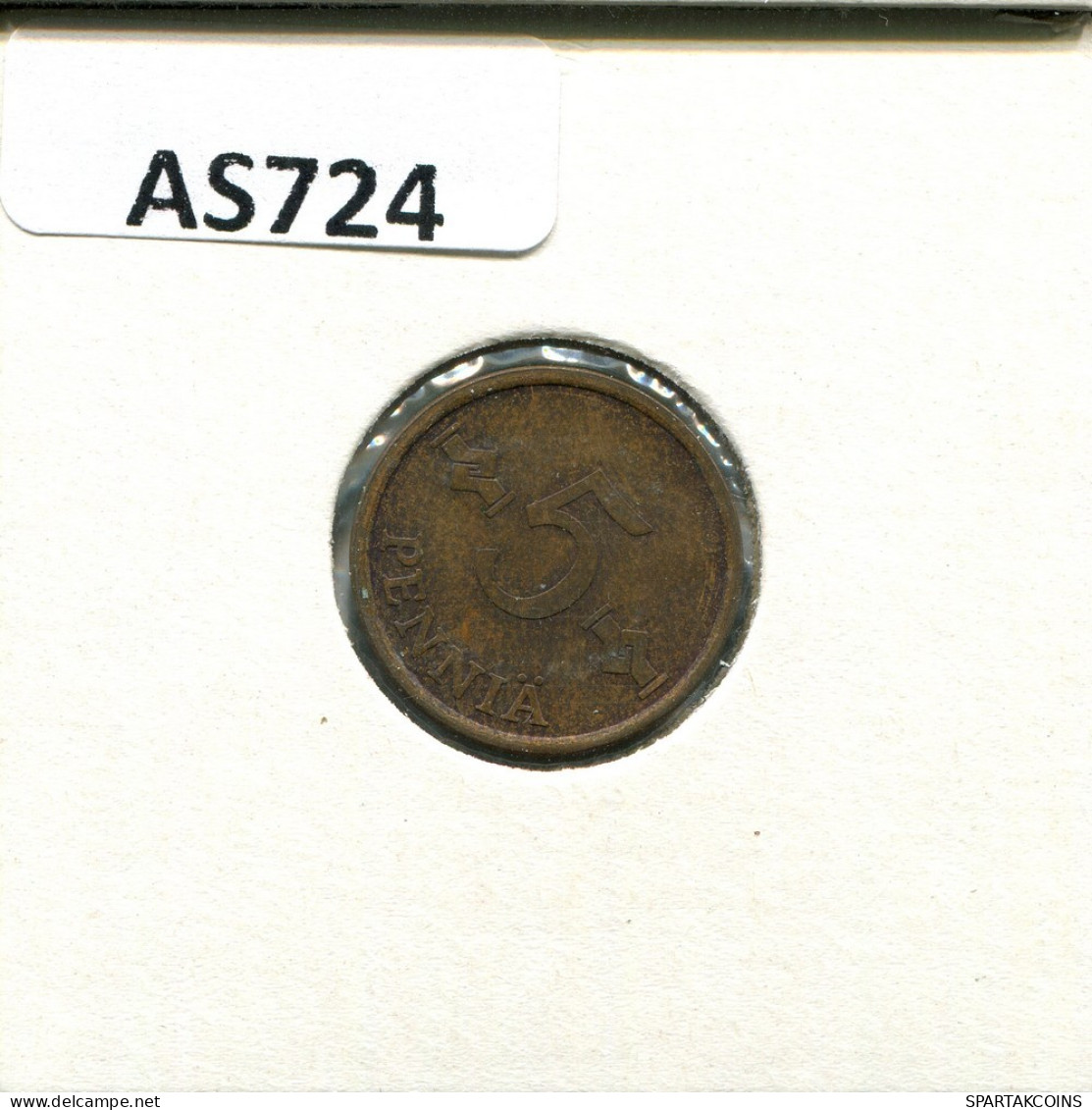 5 PENNYA 1972 FINLAND Coin #AS724.U.A - Finnland