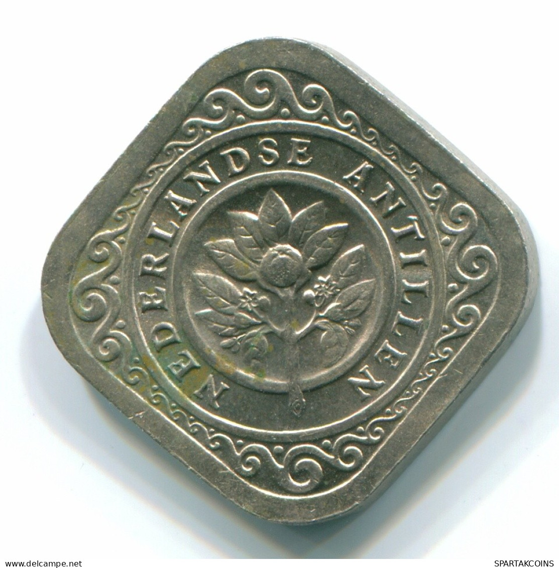5 CENTS 1970 ANTILLES NÉERLANDAISES Nickel Colonial Pièce #S12505.F.A - Niederländische Antillen