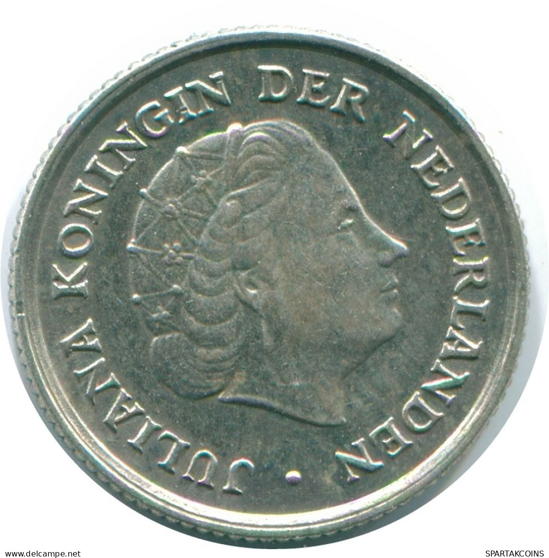 1/10 GULDEN 1963 NIEDERLÄNDISCHE ANTILLEN SILBER Koloniale Münze #NL12566.3.D.A - Niederländische Antillen