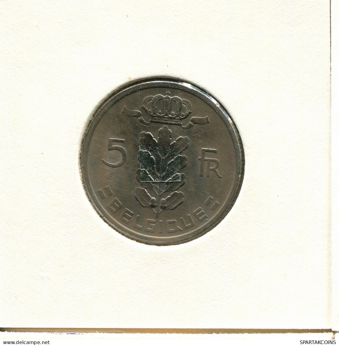 5 FRANCS 1973 Französisch Text BELGIEN BELGIUM Münze #BB340.D.A - 5 Francs