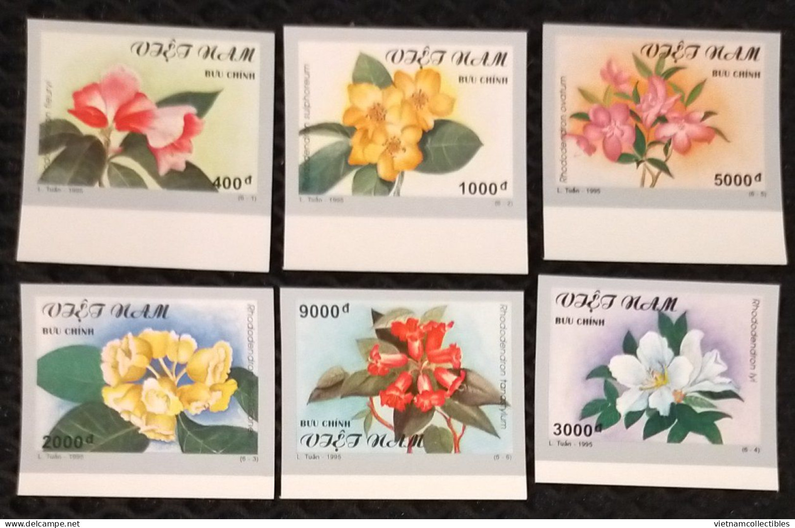 Viet Nam Vietnam MNH Imperf Flowers On The Peak Of FANSIPAN Stamps 1995 (Ms710) - Viêt-Nam