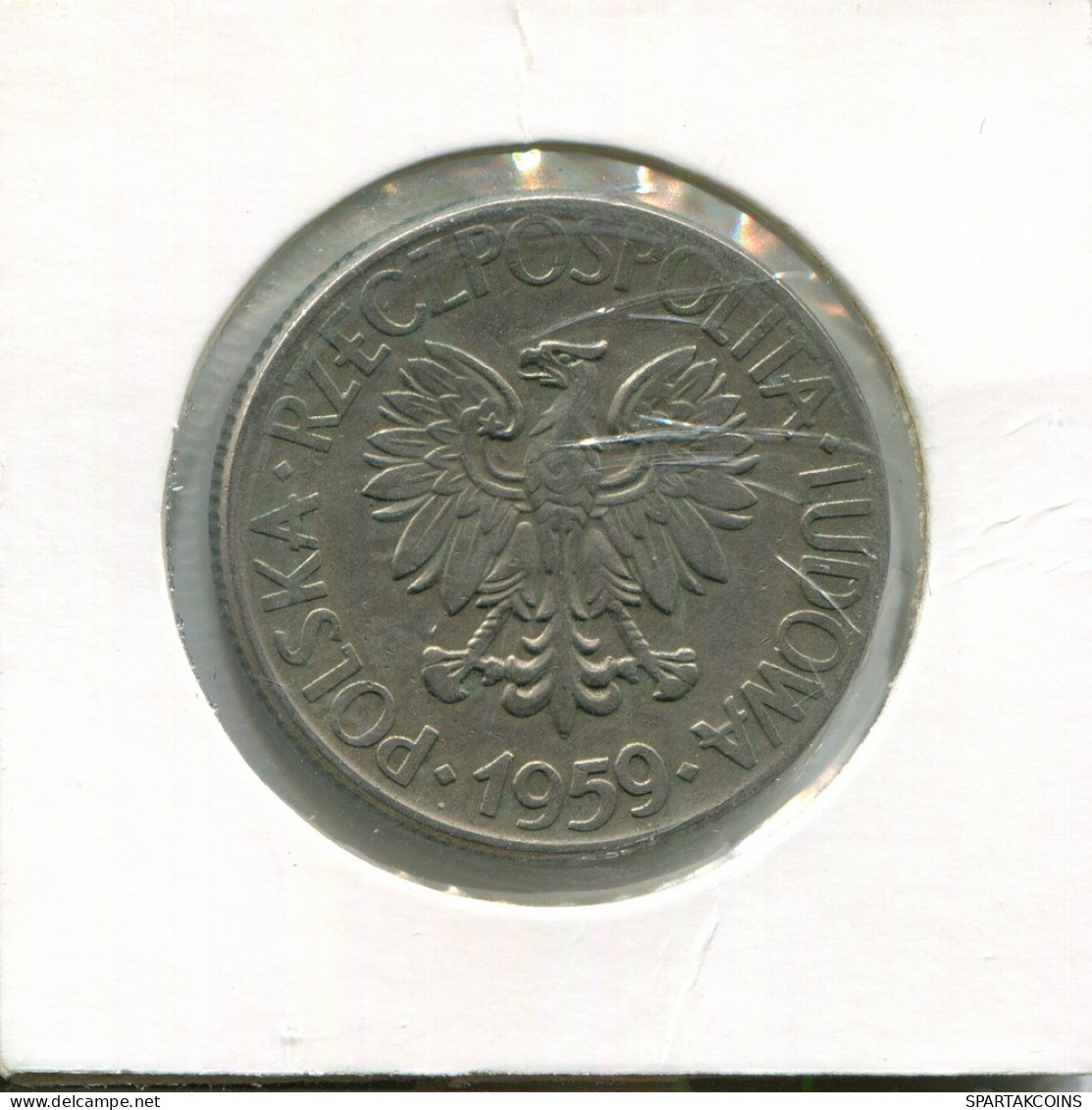 10 ZLOTE 1959 POLEN POLAND Münze #AR785.D.A - Polonia