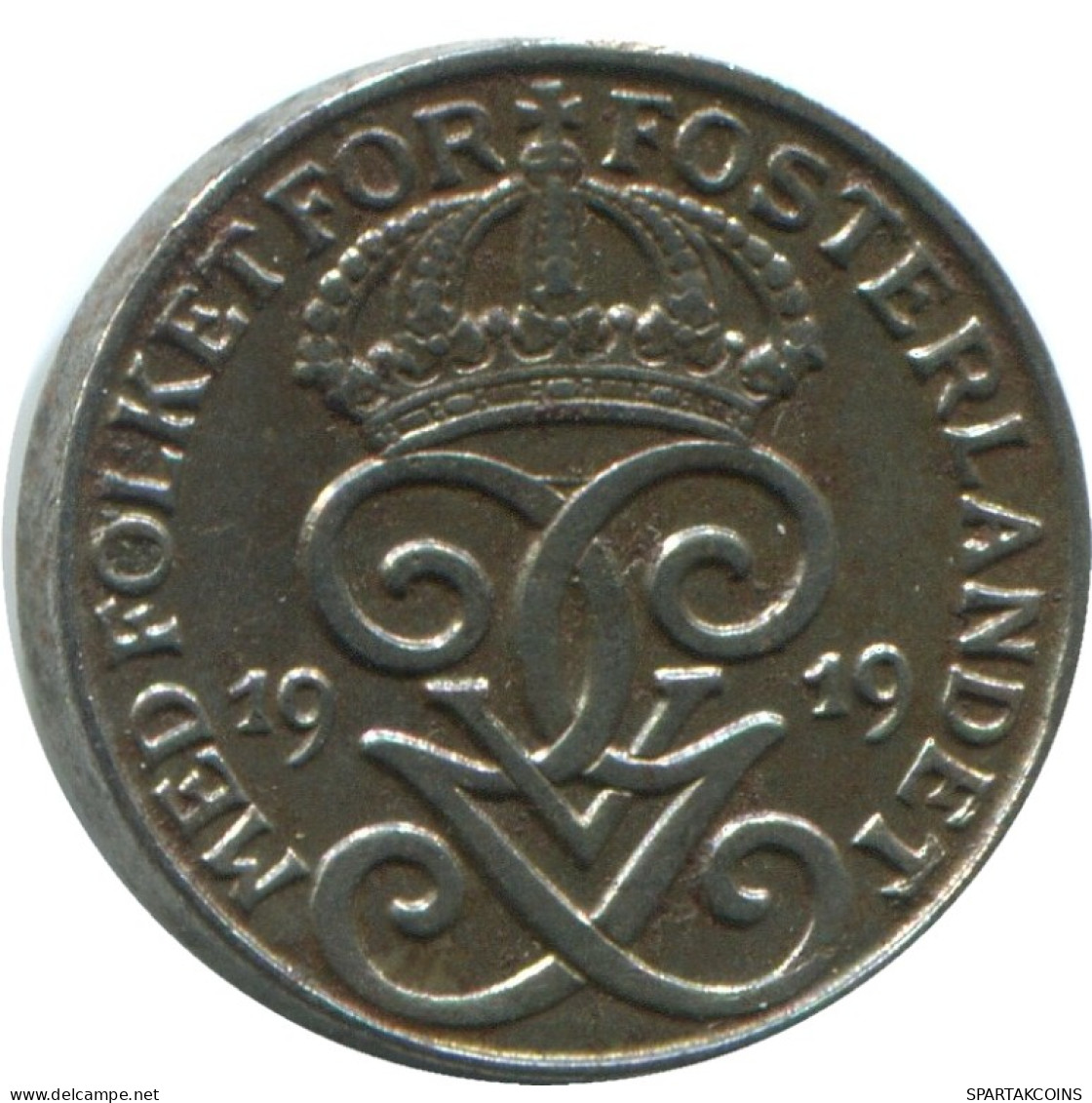 1 ORE 1919 SWEDEN Coin #AD189.2.U.A - Sweden