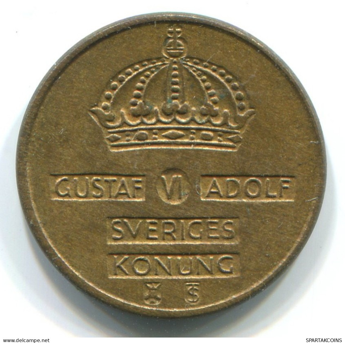 1 ORE 1961 SWEDEN Coin #WW1106.U.A - Schweden