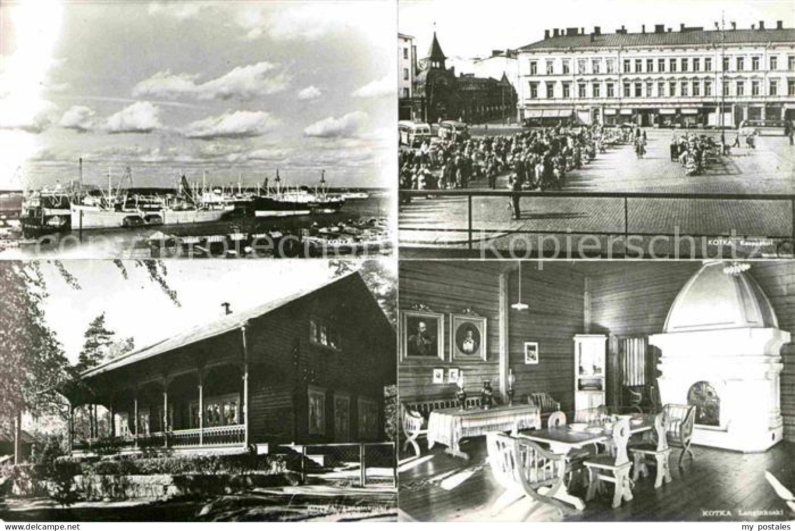 72632954 Kotka Hafen Markt Langinkoskis Huette Kotka - Finlande