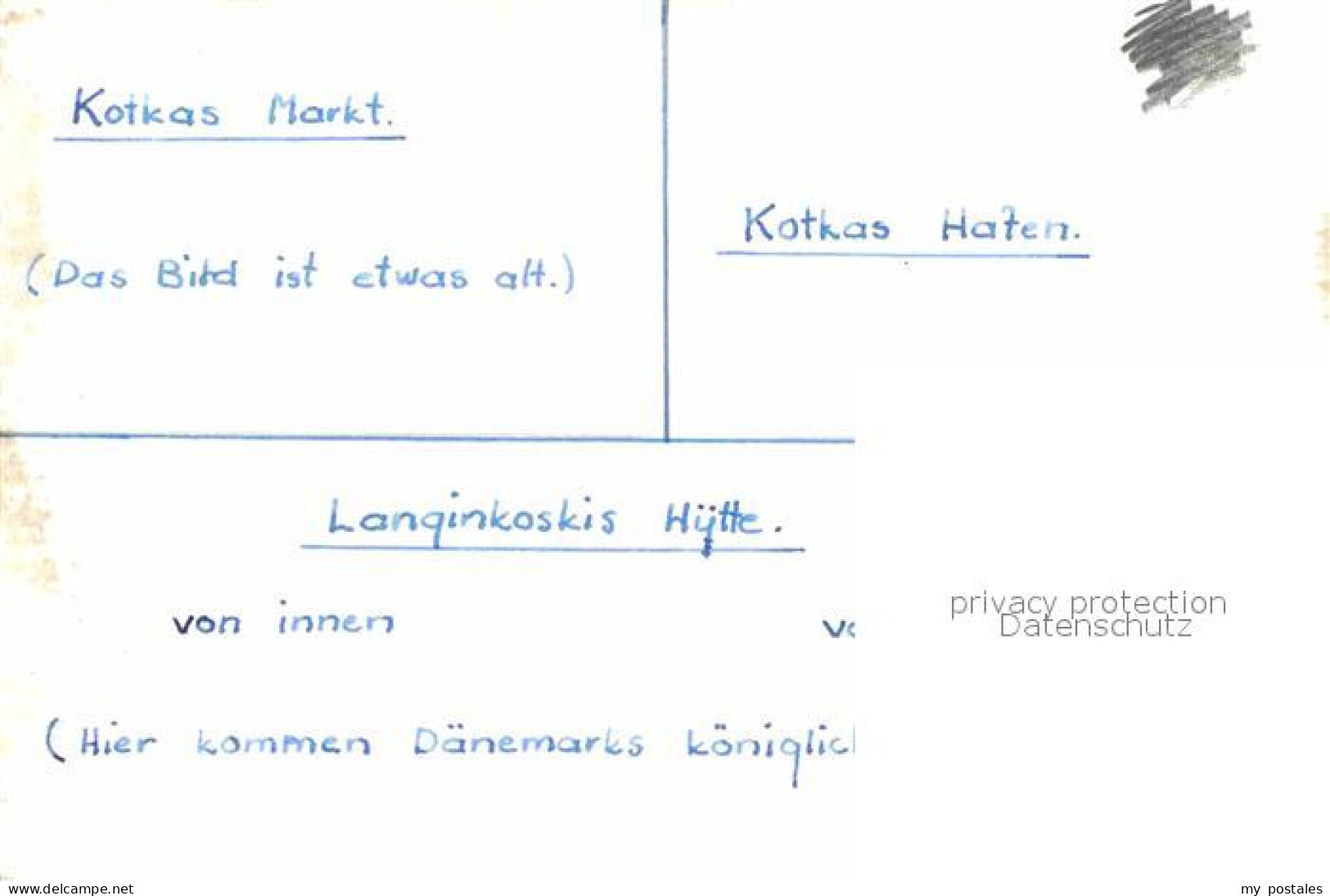 72632954 Kotka Hafen Markt Langinkoskis Huette Kotka - Finlande