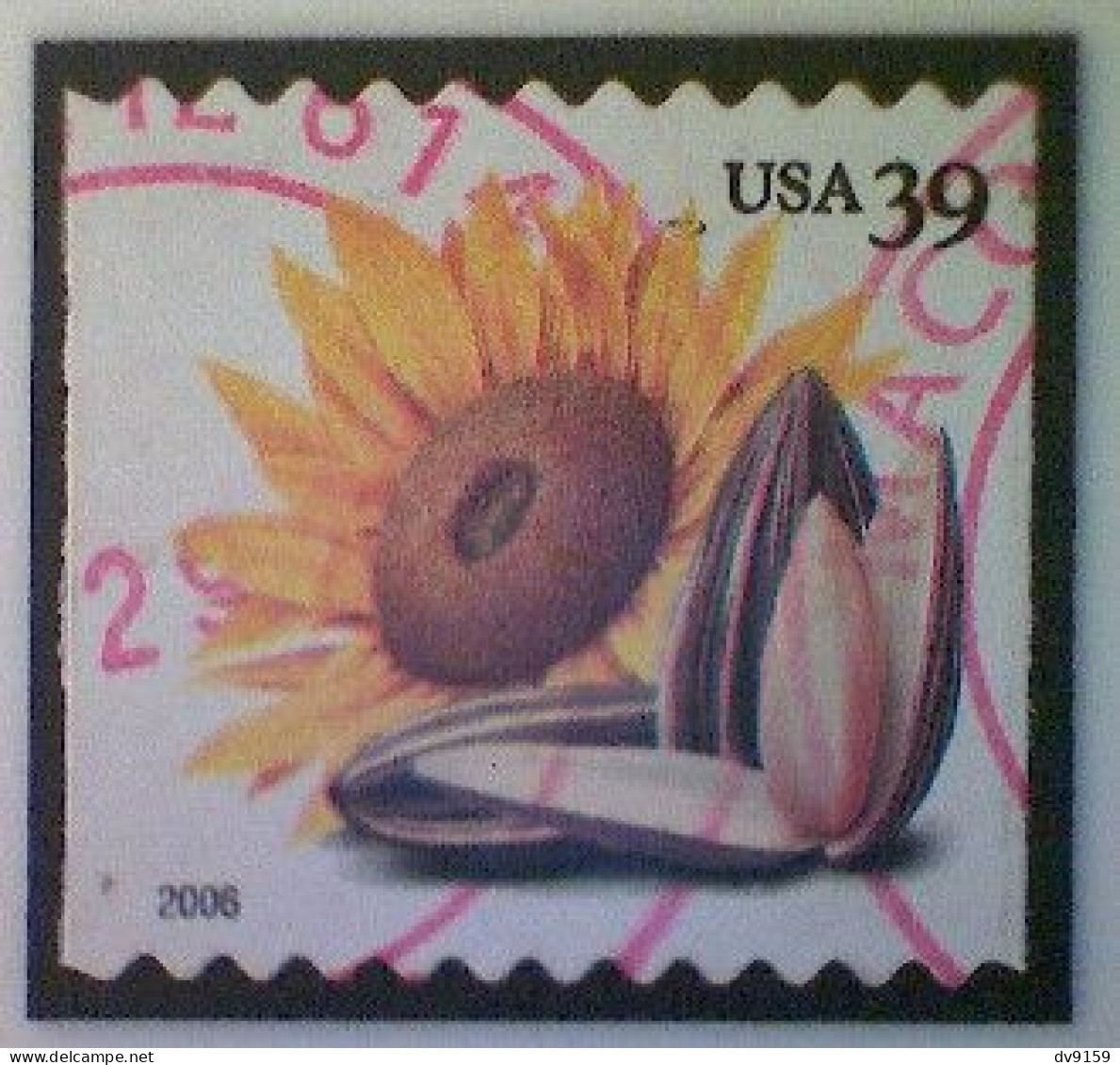 United States, Scott #4005, Used(o), 2006, Sunflower And Seeds, 39¢, Multicolored - Used Stamps