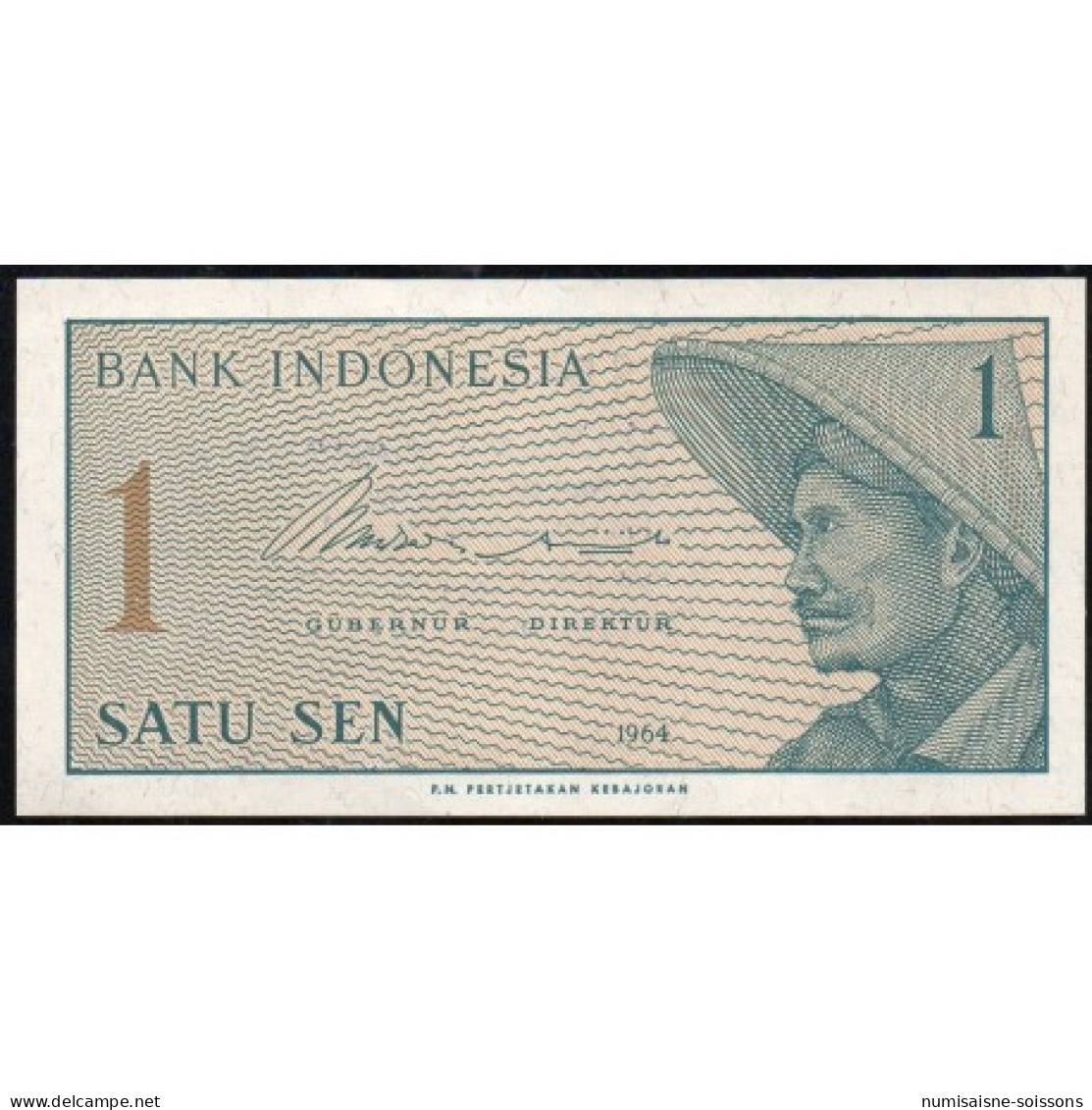 INDONESIE - PICK 90 A - 1 SEN - 1964 - Indonesien