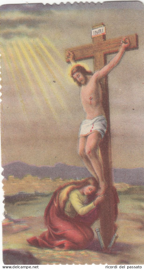 Santino Fustellato Gesu' Crocifisso - Images Religieuses