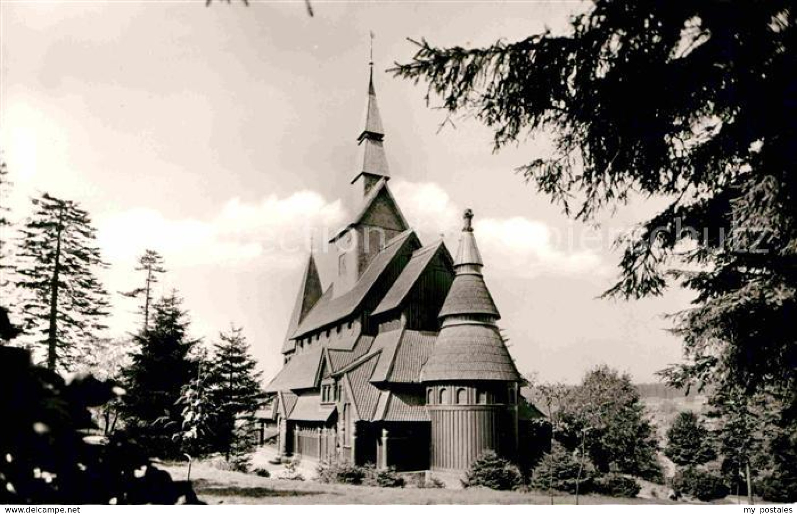 72632894 Hahnenklee-Bockswiese Harz Gustav Adolf Kirche Nordische Stabholzkirche - Goslar