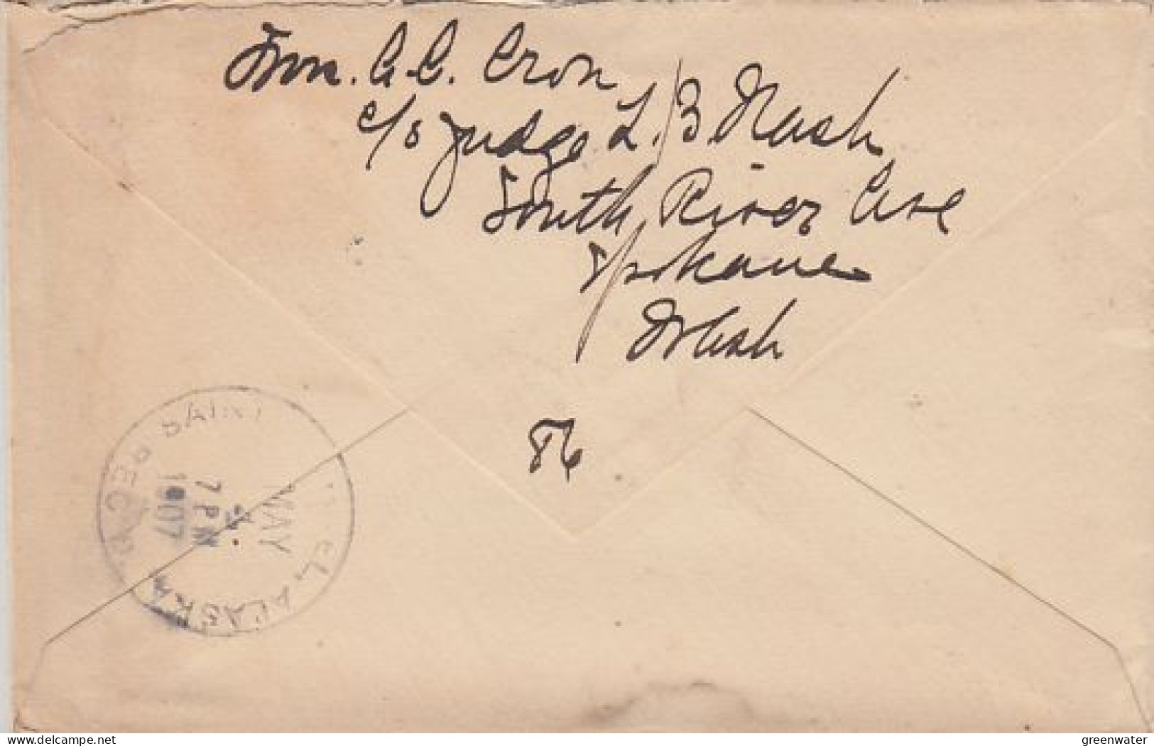 Alaska 1907 Winter mail 6 covers (see description) (59856)